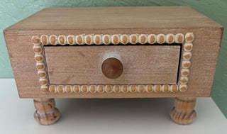 wood riser with drawer