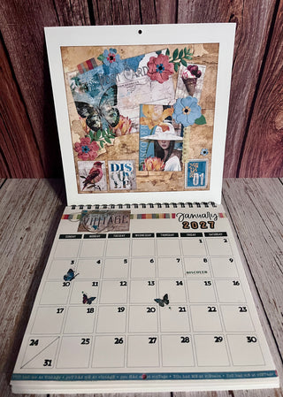 2027 Hand Stamped Calendar