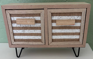 storage organizer with 2 drawers and metal legs rsv