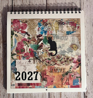 2027 Hand Stamped Calendar