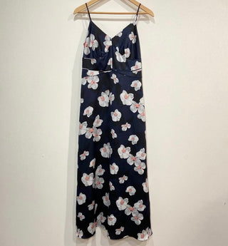 Banana Republic Strappy Dress Floral Magnolias Size 4