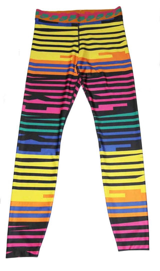 NWT Nike Sportswear Tight Fit Leggings All Over Rainbow Print Size S