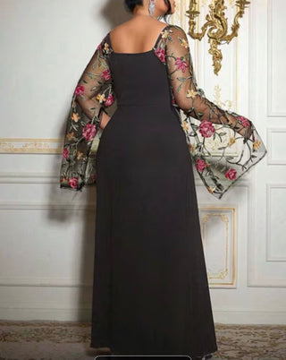 NEW Women's Floral Embroidered Mesh SIZE 3XL