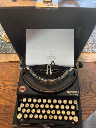 Remington  PortableTypewriter 1920's