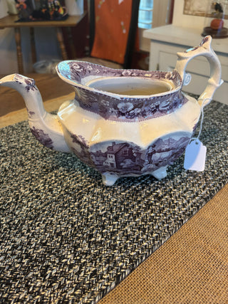 Antique Transferware Teapot