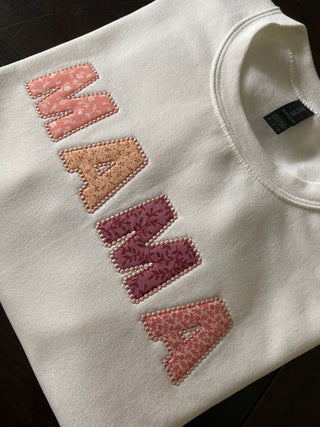 Mama Applique Sweatshirt - Medium - Pinks