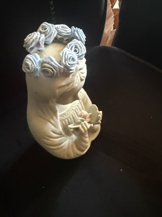 Porcelain Bisque White Glased Madonna