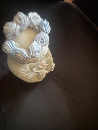 Porcelain Bisque White Glased Madonna