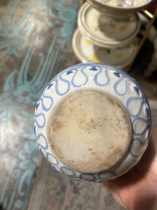 VTGE signed French pottery pitcher