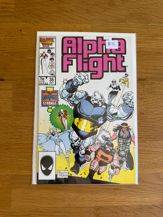 Comic Book: Alpha Flight Issue 36