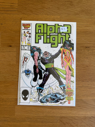 Comic Book: Alpha Flight Issue 37