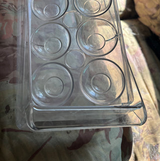 Vintage 3-piece Egg Holder, tray removable RCD