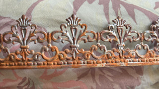 2ft x 2.25" Rustic Fleur de Lis Metal Trim RCD
