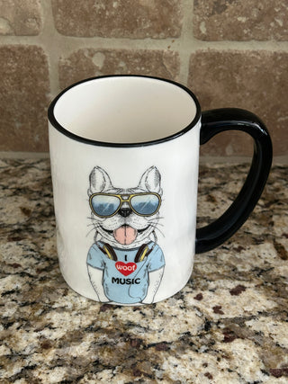 Hipster Dog Mug
