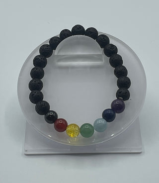 8mm Lava Chakra bracelet