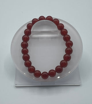 8mm Carnelian Bracelet