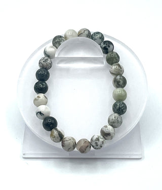 8mm Tree Agate Bracelet