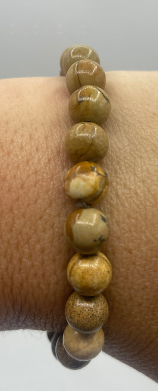 8mm Picture Jasper Bracelet