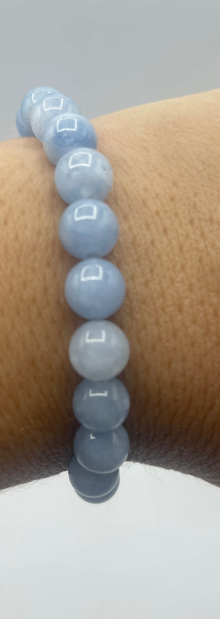 8mm Faux Aquamarine Bracelet