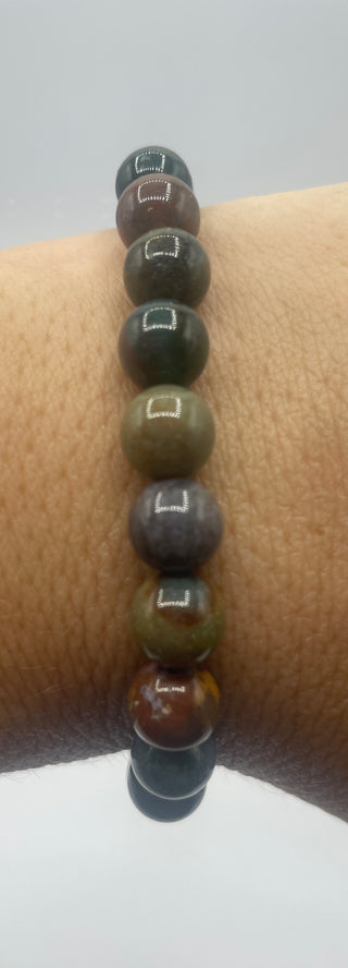 8mm Indian Agate Bracelet