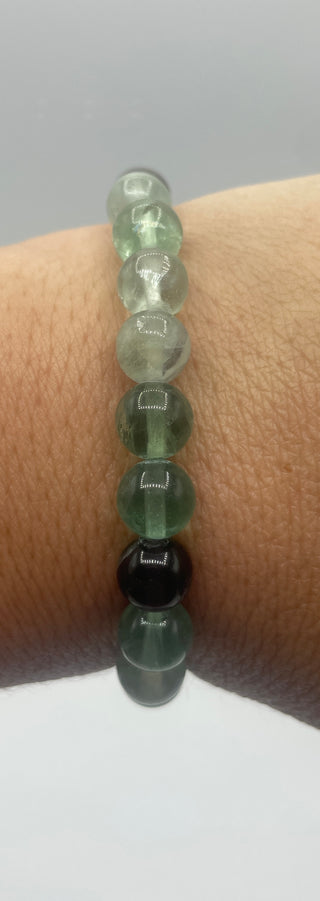 8mm Fluorite Bracelet