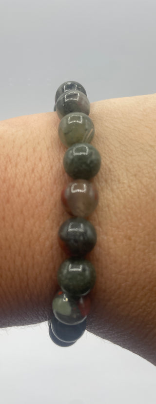 8mm Bloodstone Bracelet