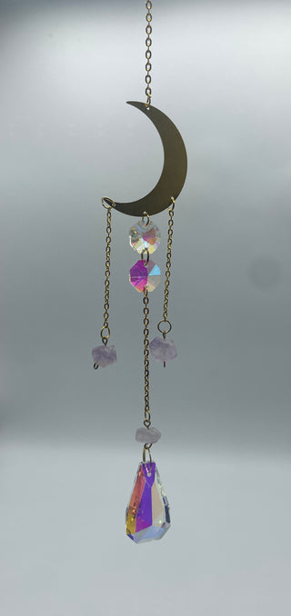 Moon Amethyst Suncatcher