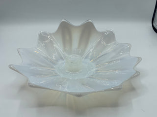 Fostoria art glass candle holder