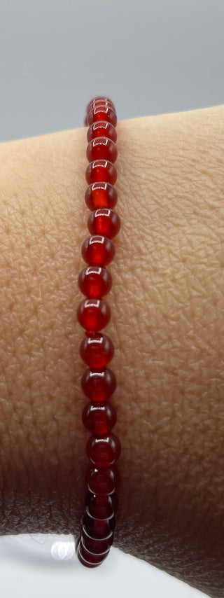 4mm Carnelian Bracelet