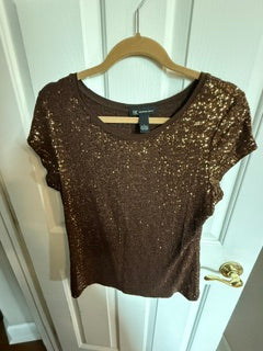 INC Sequin Top