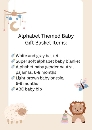 ABC Baby Basket, 6-9 months