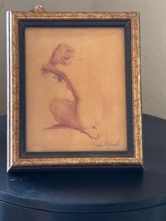 Jean Auguste Vyboud (1872-1944) Nude Lady Study
