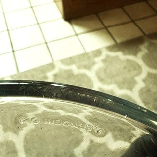 Vntg KIG Indonesia Glass Candy Dish and Lid