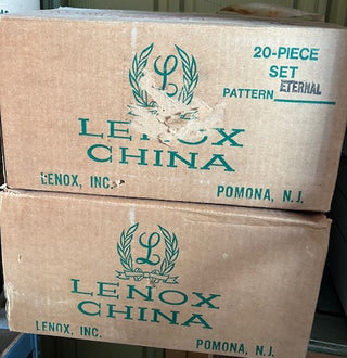 Boxed Set of 4 Lenox Eternal  China 5-pc place settings NEW