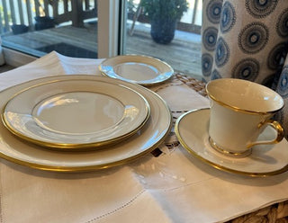 Boxed Set of 4 Lenox Eternal  China 5-pc place settings NEW