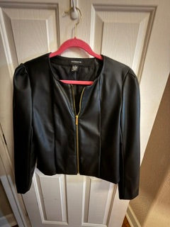 Liz Claiborne faux leather jacket