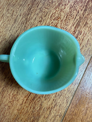 VNTG Jadeite Fire King Creamer