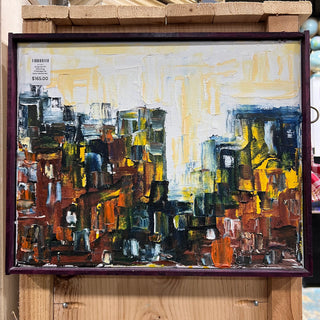 Original Oil Painting by John McGinley Citiscape Series