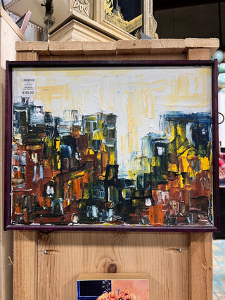 Original Oil Painting by John McGinley Citiscape Series