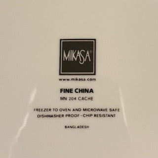 Vtg Mikasa Soup Bowl Cache Pattern