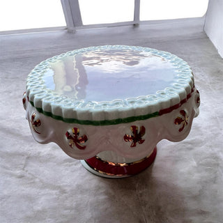 Peppermint Ribbon Cake Stand