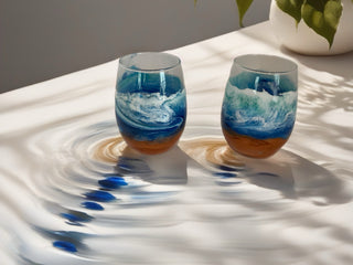 Drinking Glasses - Ocean Theme Set 2