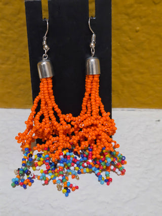 African Beaded earrings