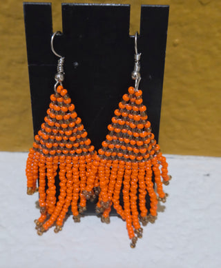 African beaded earrings