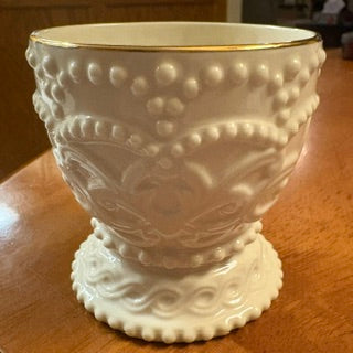 Lenox Beaded Votive Candle Holder, Ornate Motif