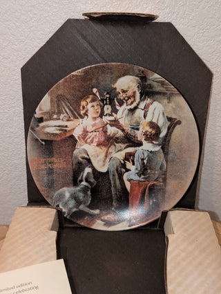 Norman Rockwell Plate "The Toy Maker"
