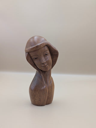 Wood Bust Female