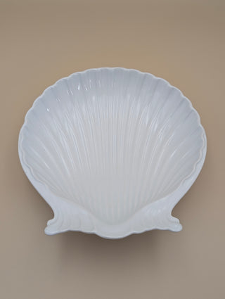 White Scallop Shell Bowl