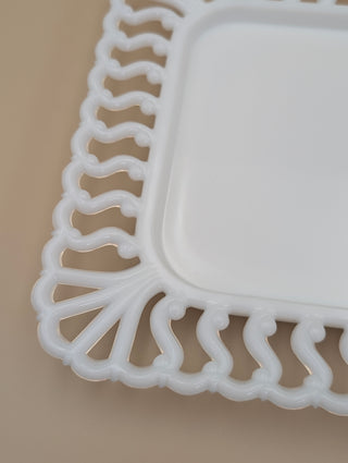 Westermoreland Milk Glass Plate
