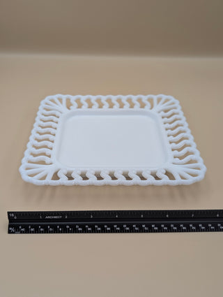 Westermoreland Milk Glass Plate